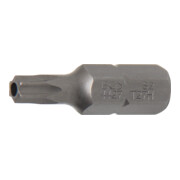 BGS Bit 4427, Länge 30 mm, Antrieb Außensechskant 8 mm (5/16"), T-Profil (für Torx) mit Bohrung T27
