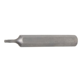 BGS Bit 4566, Länge 75 mm, Antrieb Außensechskant 10 mm (3/8"), T-Profil (für TX) T10