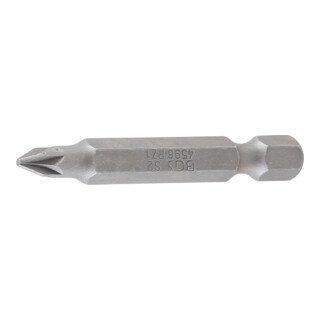 BGS Bit 4596, Länge 50 mm, Antrieb Außensechskant 6,3 mm (1/4"), Kreuzschlitz PZ1