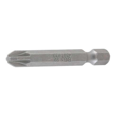 BGS Bit 4597, Länge 50 mm, Antrieb Außensechskant 6,3 mm (1/4"), Kreuzschlitz PZ3