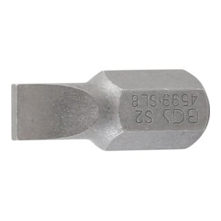 BGS Bit 4599, Antrieb Außensechskant 10 mm (3/8"), Schlitz 8 mm