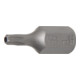 BGS Bit 4625, Länge 30 mm, Antrieb Außensechskant 10 mm (3/8"), T-Profil (für TX) mit Bohrung T25-1