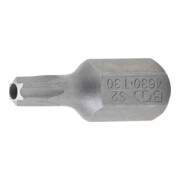 BGS Bit 4630, Antrieb Außensechskant 10 mm (3/8"), T-Profil (für Torx) mit Bohrung T30