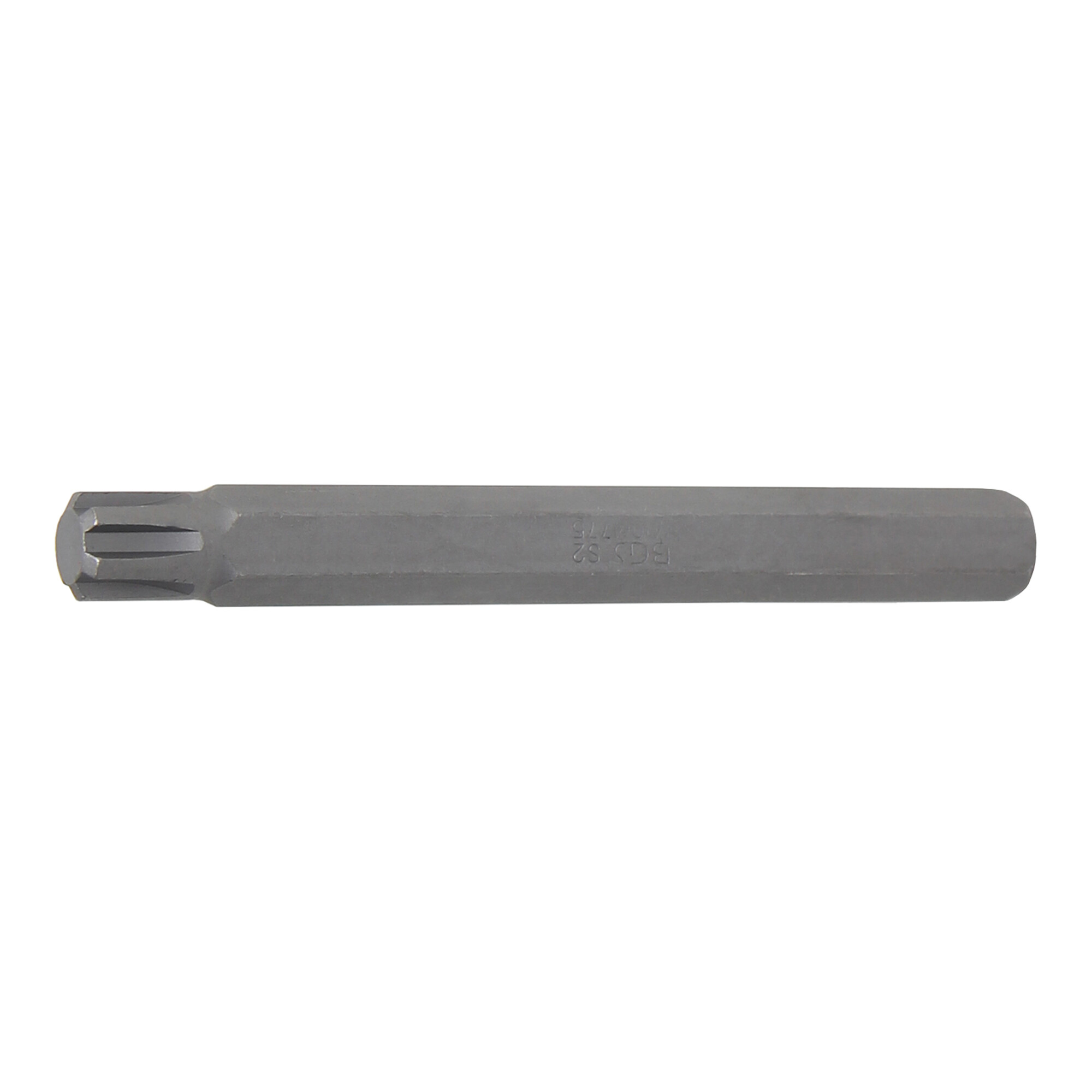 BGS Bit 4775, Länge 100 mm, Antrieb Außensechskant 10 mm (3/8"), Keil-Profil (für RIBE) M10 ; BGS technic