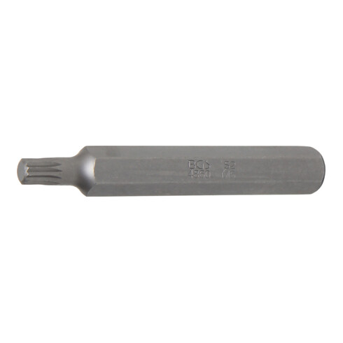 BGS Bit 4860, Länge 75 mm, Antrieb Außensechskant 10 mm (3/8"), Innenvielzahn (für XZN) M6