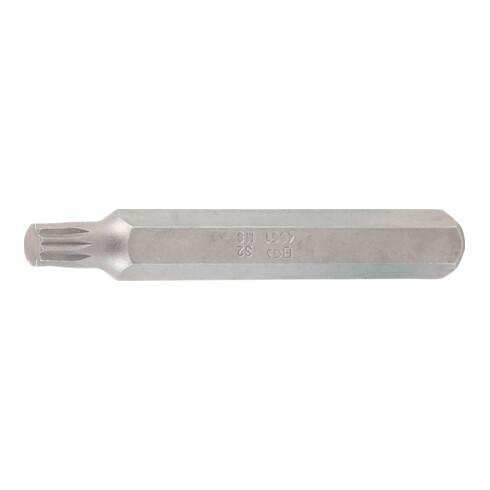 BGS Bit 4861, Länge 75 mm, Antrieb Außensechskant 10 mm (3/8"), Innenvielzahn (für XZN) M8