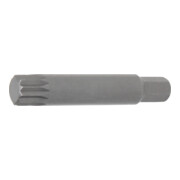 BGS Bit 4864, Länge 75 mm, Antrieb Außensechskant 10 mm (3/8"), Innenvielzahn (für XZN) M14