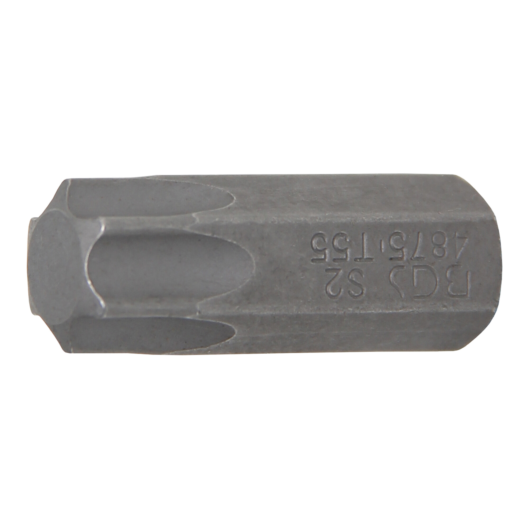 BGS Bit 4875, Antrieb Außensechskant 10 mm (3/8"), T-Profil (für TX) T55 ; BGS technic
