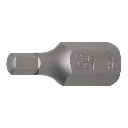 BGS Bit 4951, Antrieb Außensechskant 10 mm (3/8"), Innensechskant 5 mm