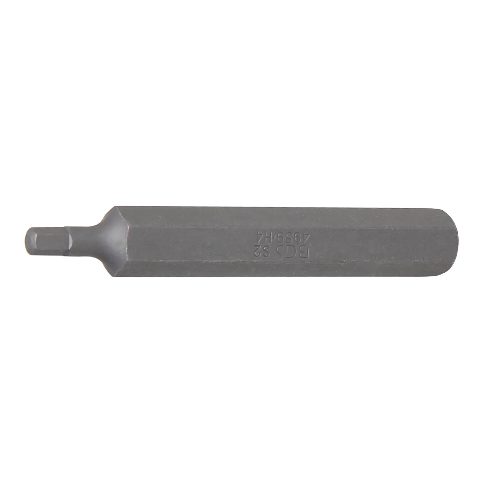 BGS Bit 4959, Länge 75 mm, Antrieb Außensechskant 10 mm (3/8"), Innensechskant 4 mm ; BGS technic