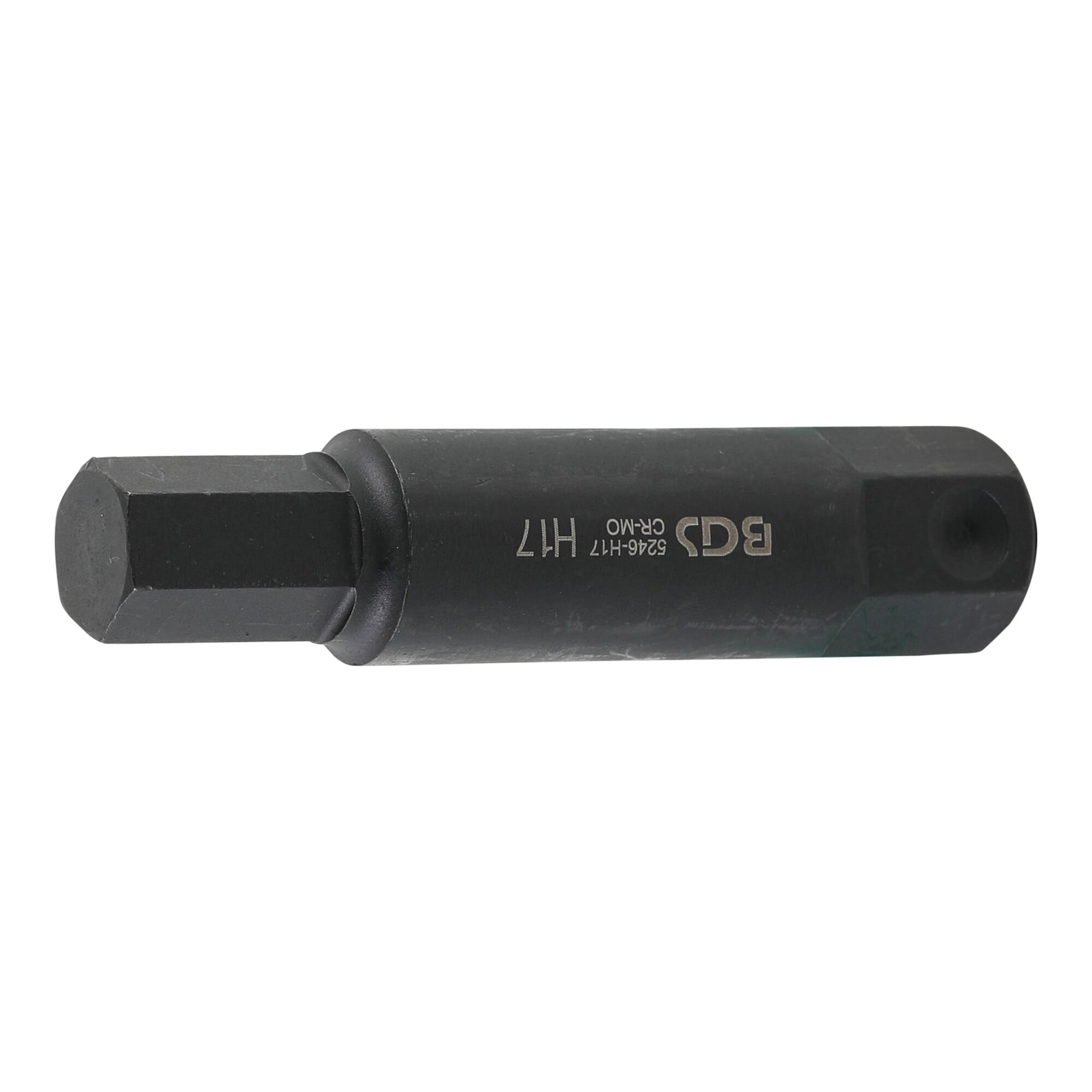 BGS Bit 5246-H17, Länge 100 mm, Antrieb Außensechskant 22 mm, Innensechskant 17 mm ; BGS technic