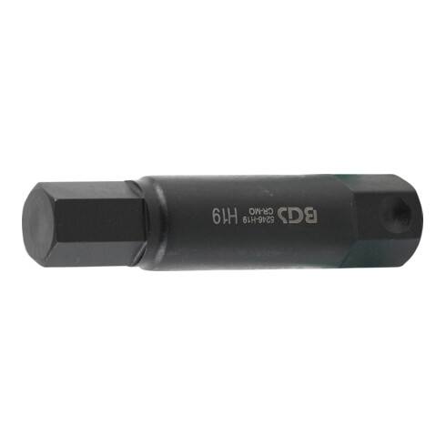 BGS Bit 5246-H19, Länge 100 mm, Antrieb Außensechskant 22 mm, Innensechskant 19 mm