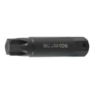 BGS Bit 5246-T100, Länge 100 mm, Antrieb Außensechskant 22 mm, T-Profil (für TX) T100