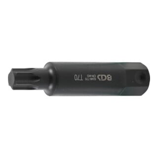 BGS Bit 5246-T70, Länge 100 mm, Antrieb Außensechskant 22 mm, T-Profil (für TX) T70