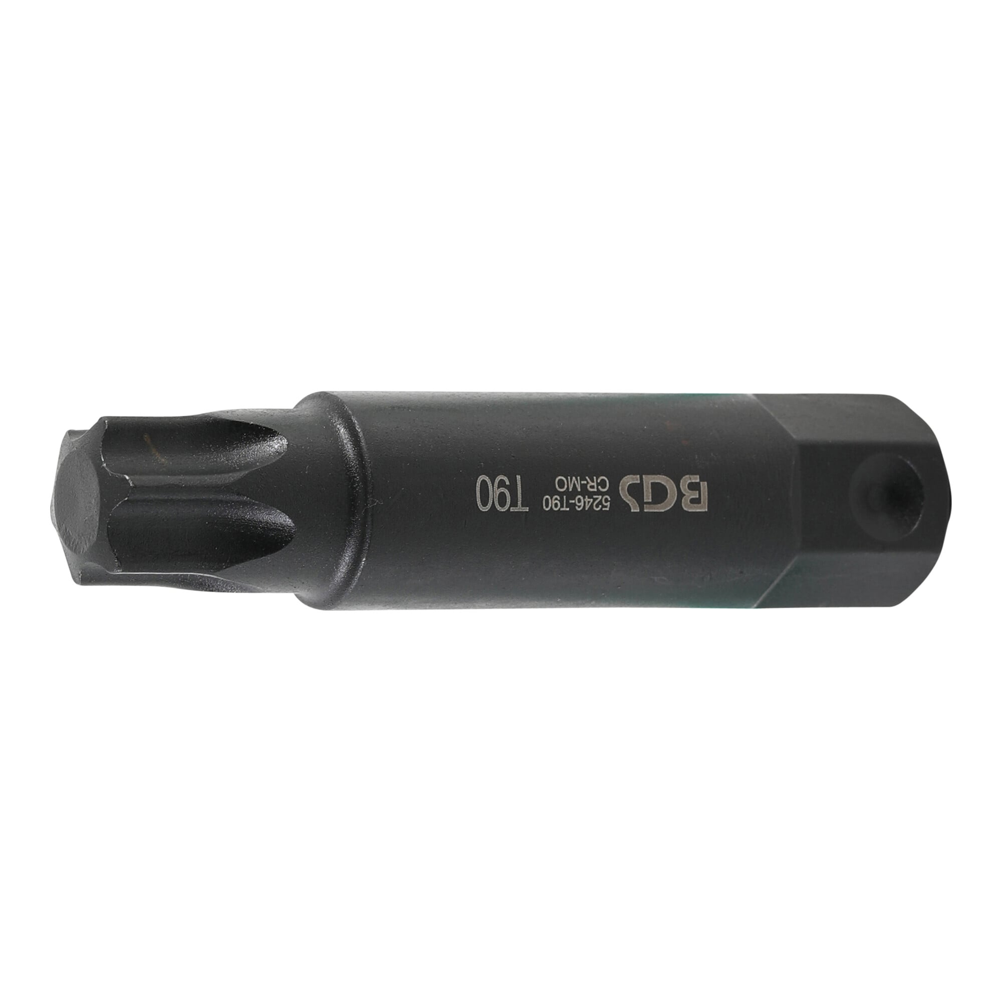BGS Bit 5246-T90, Länge 100 mm, Antrieb Außensechskant 22 mm, T-Profil (für TX) T90 ; BGS technic