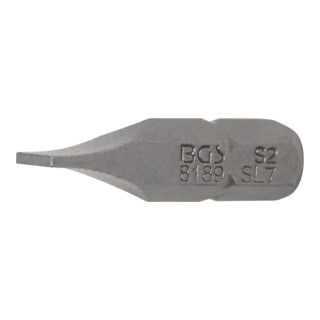 BGS Bit | 6,3 mm (1/4") buitenzeskant | sleuf 7 mm