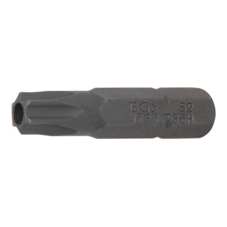 BGS Bit | 6,3 mm (1/4") buitenzeskant | T-profiel (voor TX) met boring T35