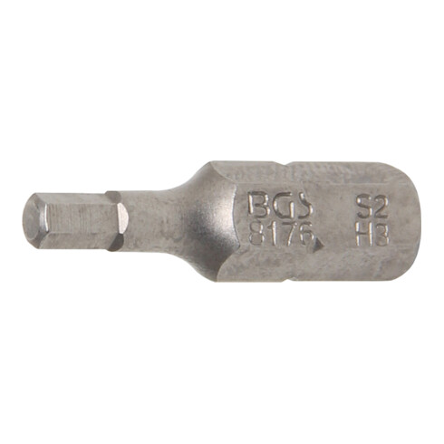 BGS Bit 8176, Antrieb Außensechskant 6,3 mm (1/4"), Innensechskant 3 mm