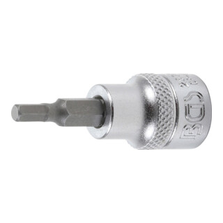 BGS Bit a inserto, azionamento quadro interno 10mm (3/8") esagono incassato 4mm