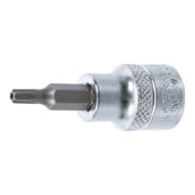 BGS Bit a inserto, azionamento quadro interno 10mm (3/8") profilo a T (per TX) con foro