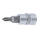 BGS Bit a inserto, azionamento quadro interno 6,3mm (1/4") intaglio a croce-1