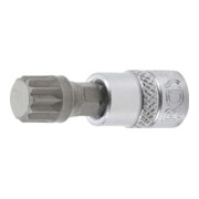 BGS Bit a inserto, azionamento quadro interno 6,3mm (1/4") interno multipunto (per XZN) M10