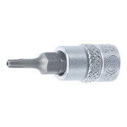 BGS Bit a inserto, azionamento quadro interno 6,3mm (1/4") profilo a T (per Torx) con foro