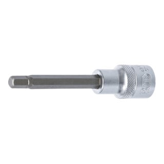 BGS Bit a inserto L=100mm, azionamento quadro interno 12,5mm esagono incassato 7mm