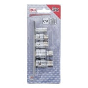 BGS Bit-Adapter-Satz mit Haltekugel Innenvierkant 6,3 mm (1/4") / 10 mm (3/8") / 12,5 mm (1/2") 5-tlg.-5