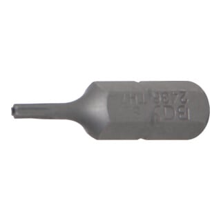 BGS Bit Antrieb Außensechskant 6,3 mm (1/4") T-Profil (für Torx) mit Bohrung T9