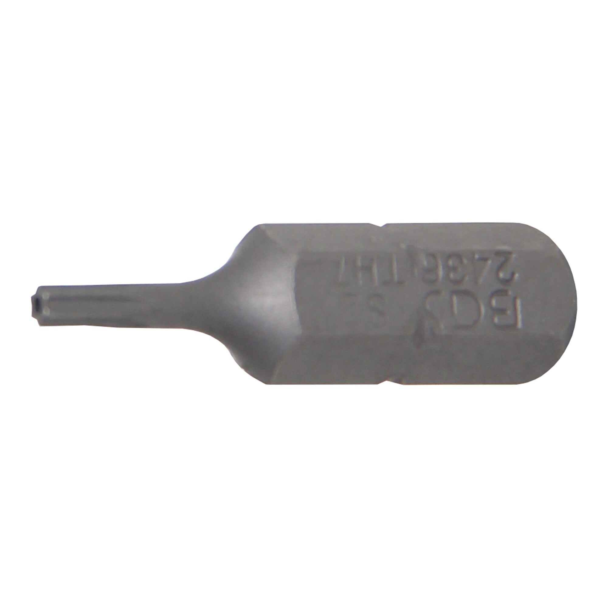 BGS Bit Antrieb Außensechskant 6,3 mm (1/4") T-Profil (für TX) mit Bohrung T7 ; BGS technic