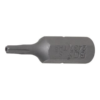 BGS Bit Antrieb Außensechskant 6,3 mm (1/4") T-Profil (für TX) mit Bohrung T9
