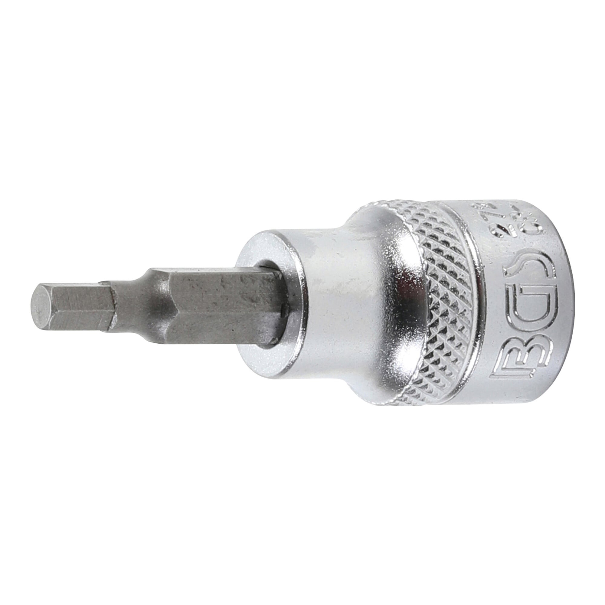BGS Bit-Einsatz 2721, Antrieb Innenvierkant 10 mm (3/8"), Innensechskant 5/32" ; BGS technic