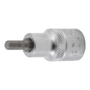 BGS Bit-Einsatz 2732, Länge 55 mm, Antrieb Innenvierkant 12,5 mm (1/2"), Innensechskant 7/32"