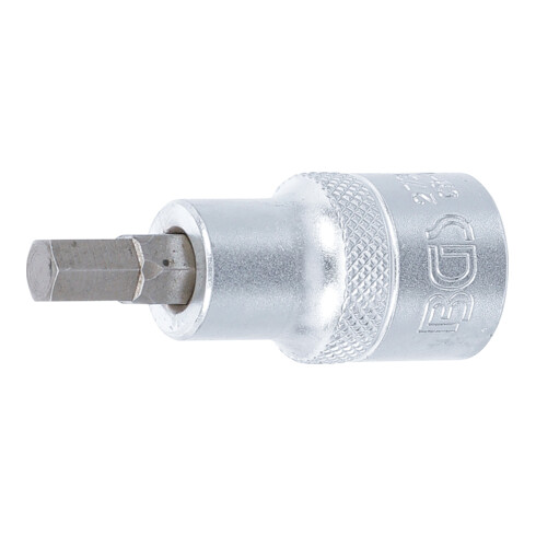BGS Bit-Einsatz 2734, Länge 55 mm, Antrieb Innenvierkant 12,5 mm (1/2"), Innensechskant 9/32"