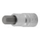 BGS Bit-Einsatz 2737, Länge 55 mm, Antrieb Innenvierkant 12,5 mm (1/2"), Innensechskant 15/32"-1