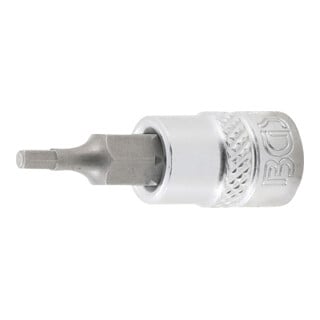 BGS Bit-Einsatz 2740, Antrieb Innenvierkant 6,3 mm (1/4"), Innensechskant 3/32"