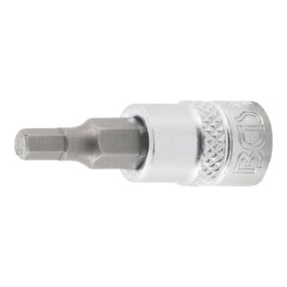 BGS Bit-Einsatz 2742, Antrieb Innenvierkant 6,3 mm (1/4"), Innensechskant 5/32"