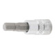 BGS Bit-Einsatz 2744, Antrieb Innenvierkant 6,3 mm (1/4"), Innensechskant 7/32"-1