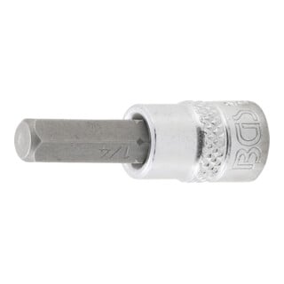 BGS Bit-Einsatz 2745, Antrieb Innenvierkant 6,3 mm (1/4"), Innensechskant 1/4"