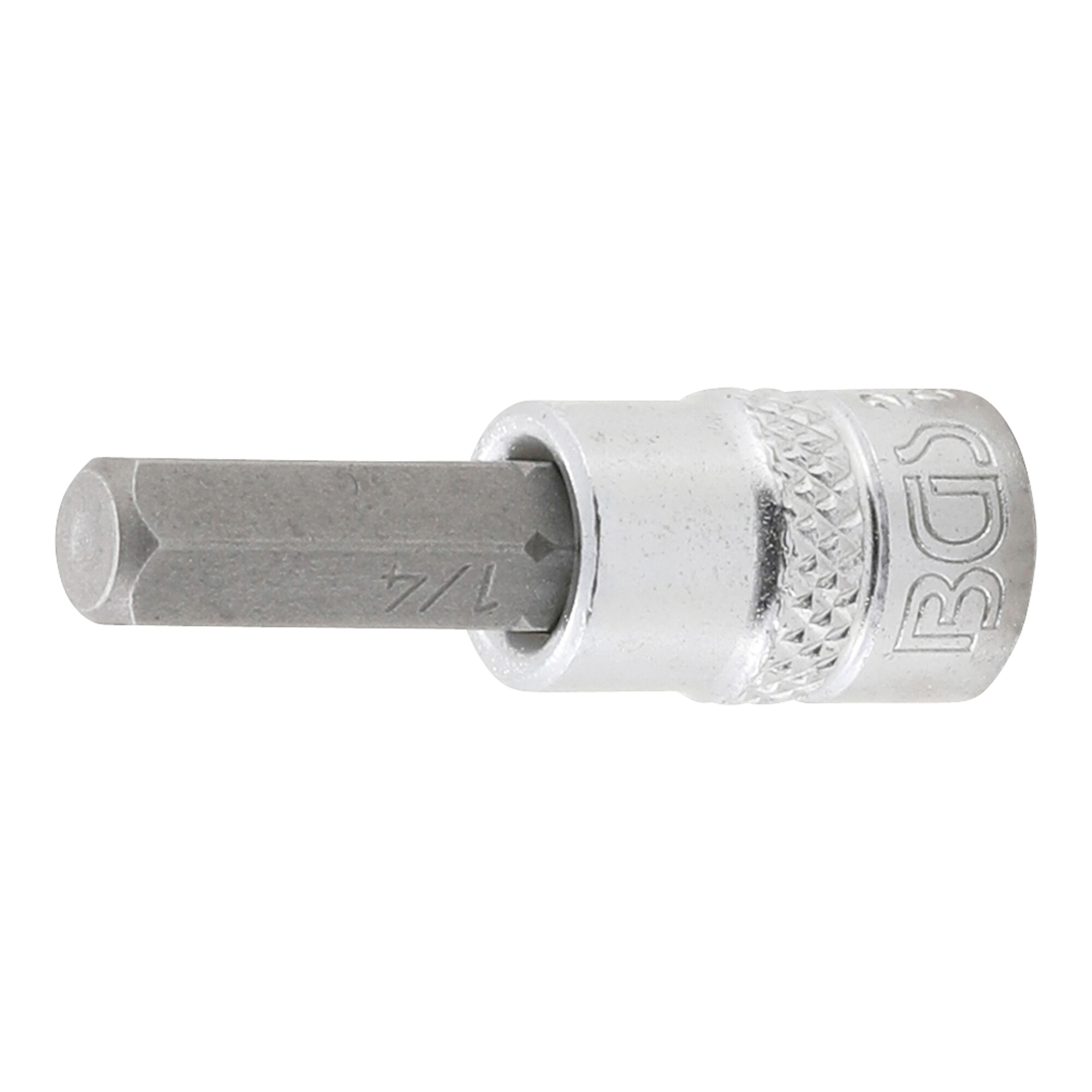 BGS Bit-Einsatz 2745, Antrieb Innenvierkant 6,3 mm (1/4"), Innensechskant 1/4" ; BGS technic