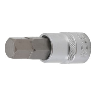BGS Bit-Einsatz 2751, Länge 70 mm, Antrieb Innenvierkant 12,5 mm (1/2"), Innensechskant 5/8"