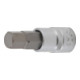BGS Bit-Einsatz 2751, Länge 70 mm, Antrieb Innenvierkant 12,5 mm (1/2"), Innensechskant 5/8"-1