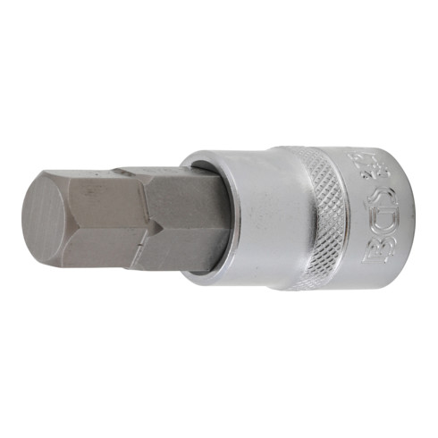 BGS Bit-Einsatz 2751, Länge 70 mm, Antrieb Innenvierkant 12,5 mm (1/2"), Innensechskant 5/8"