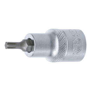 BGS Bit-Einsatz 4150, Antrieb Innenvierkant 12,5 mm (1/2"), Keil-Profil (für RIBE) M5