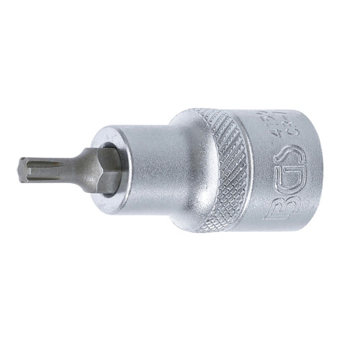 BGS Bit-Einsatz 4150, Antrieb Innenvierkant 12,5 mm (1/2"), Keil-Profil (für RIBE) M5
