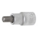 BGS Bit-Einsatz 4155, Antrieb Innenvierkant 12,5 mm (1/2"), Keil-Profil (für RIBE) M10-1