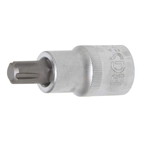 BGS Bit-Einsatz 4155, Antrieb Innenvierkant 12,5 mm (1/2"), Keil-Profil (für RIBE) M10