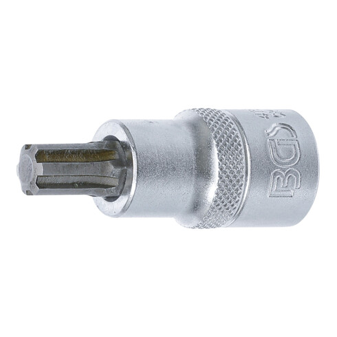 BGS Bit-Einsatz 4155, Antrieb Innenvierkant 12,5 mm (1/2"), Keil-Profil (für RIBE) M10