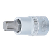 BGS Bit-Einsatz 4157, Antrieb Innenvierkant 12,5 mm (1/2"), Keil-Profil (für RIBE) M13